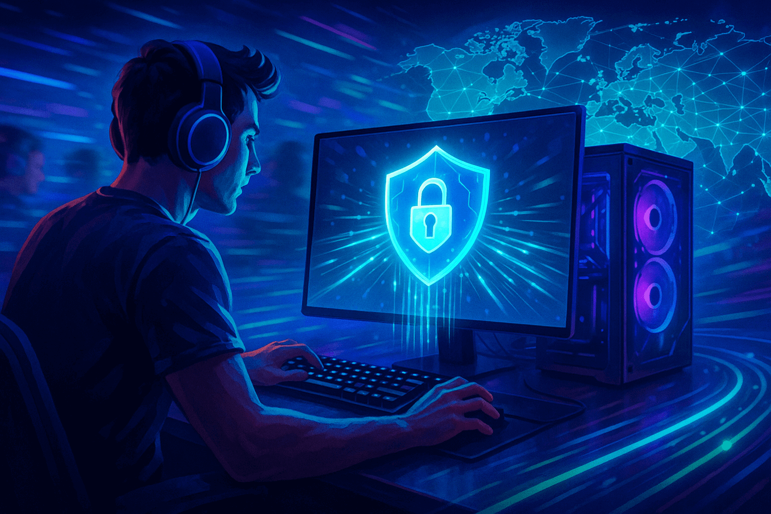 Best VPN for gaming, reduce lag, protect privacy, online gaming security