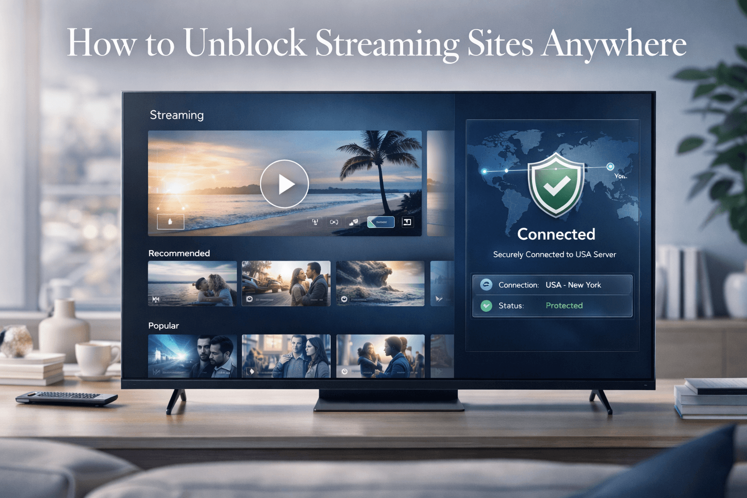 How to Unblock Streaming Sites Anywhere