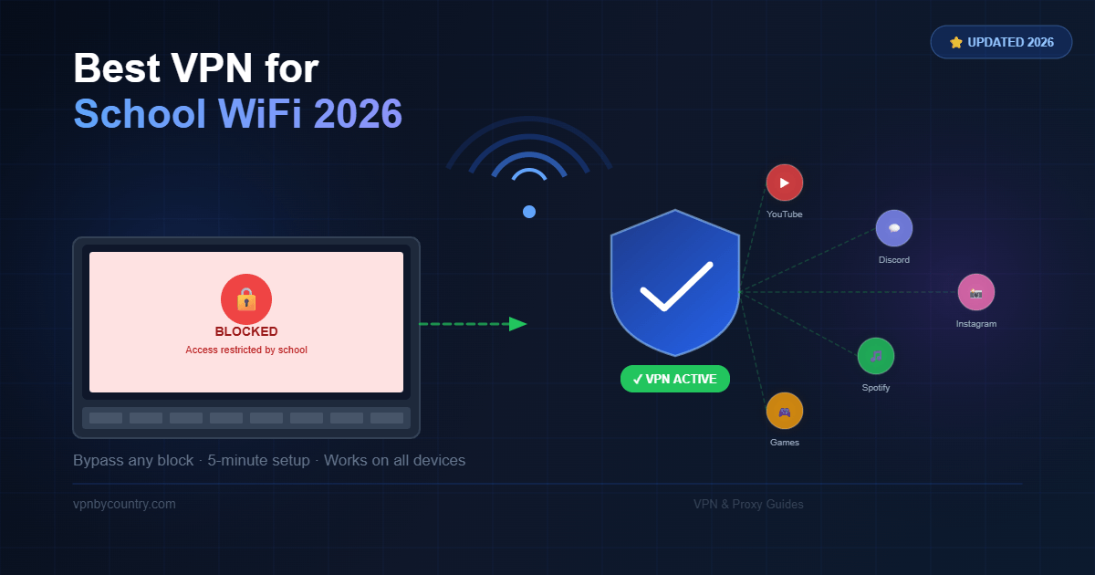 Best VPN for School WiFi - Unblock Everything in 2026
