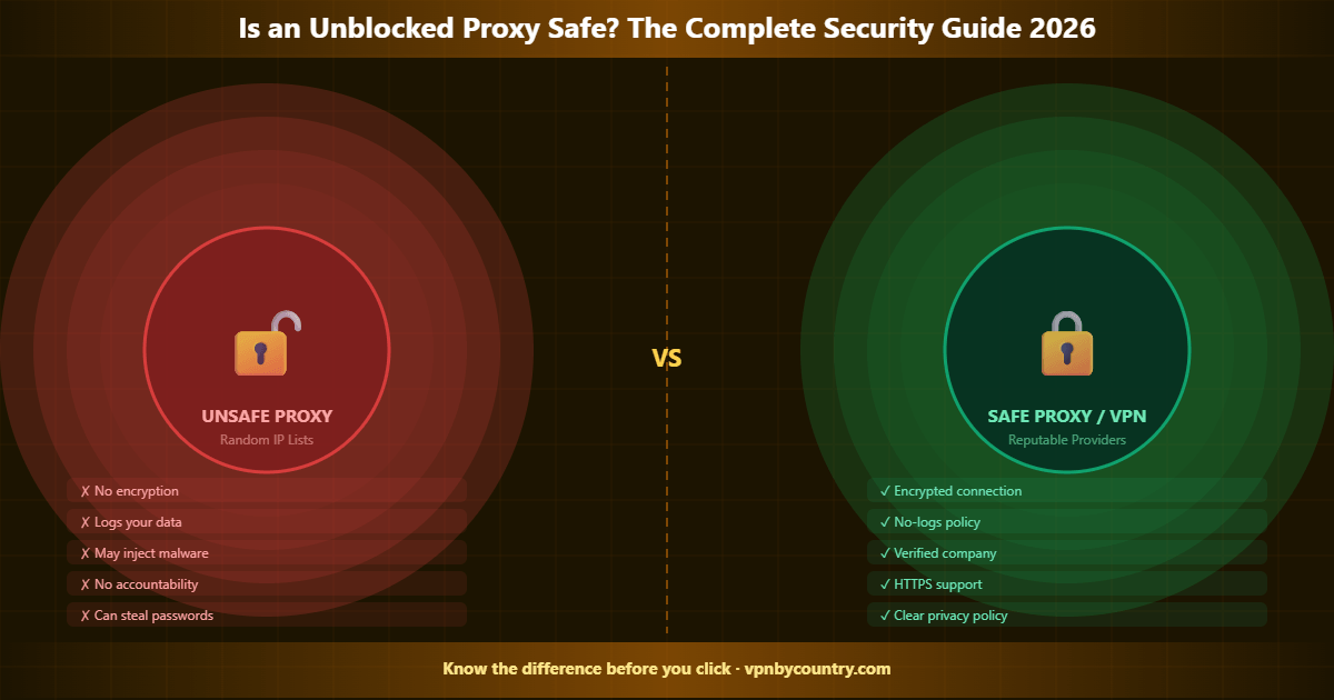 Is an Unblocked Proxy Safe? What You Need to Know in 2026