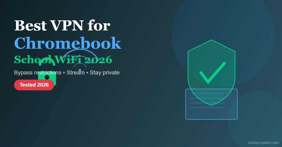 Best VPN for Chromebook school WiFi 2026