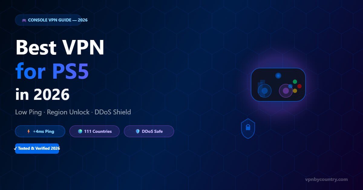 Best VPN for PS5 in 2026 - PS5 controller with VPN shield